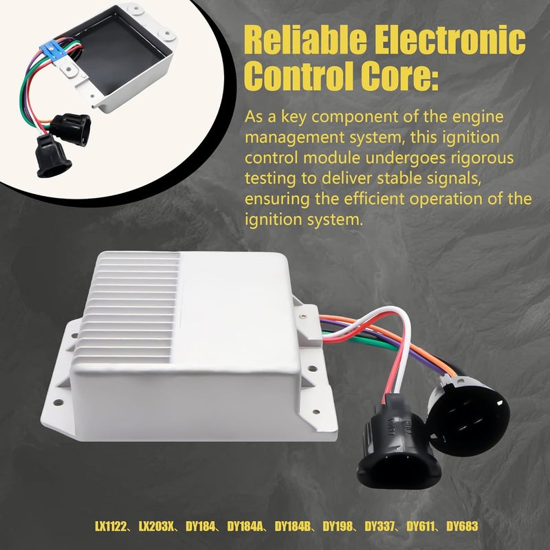 AuRandoo وحدة التحكم في الإشعال ICM متوافقة مع فورد F-Series E-100 E-150 E-250 E-350، جيب شيروكي CJ5 CJ7، لينكولن كونتيننتال، ميركوري، AMC، تحل محل LX203 DY184 E8PF12A199AA - Image 4